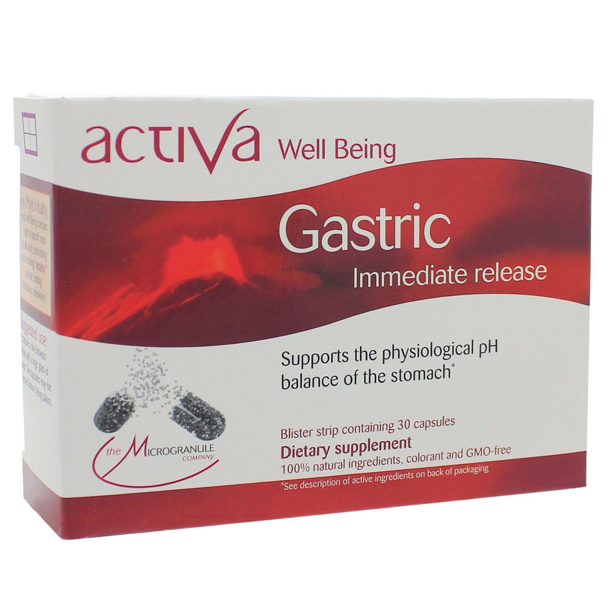 Activa Well-Being Gastric Microgranule 30 Capsules - VitaHeals.com