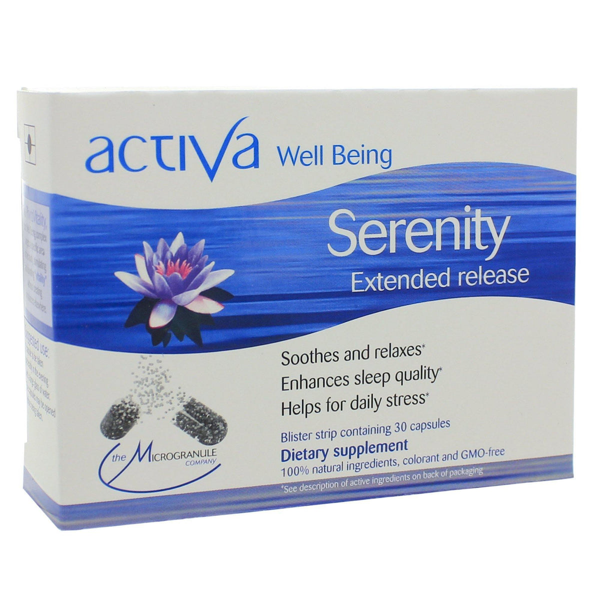 Activa Well-Being Serenity Microgranule 30 Capsules - VitaHeals.com