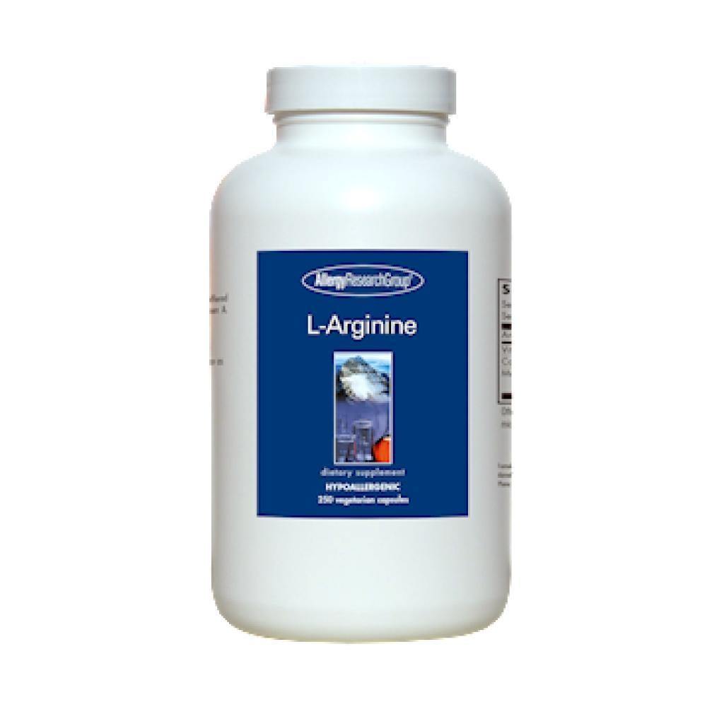 Allergy Research Group , L-Arginine 500 mg 250 Capsules 2 Pack - VitaHeals.com