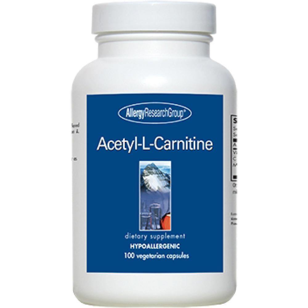 Allergy Research Group , Acetyl-L-Carnitine 500 mg 100 Capsules 2 Pack - VitaHeals.com