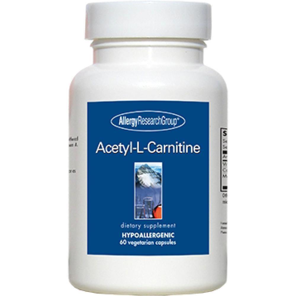 Allergy Research Group , Acetyl-L-Carnitine 250 mg 60 Veg Capsules - VitaHeals.com