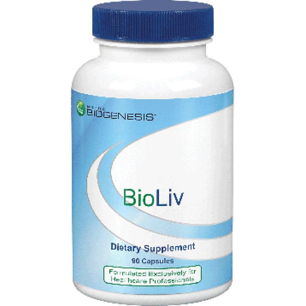 Nutra Biogenesis BioLiv Lipotrophic Support Form 90 Capsules - VitaHeals.com