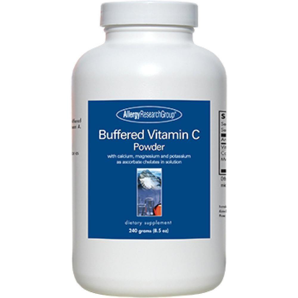 Allergy Research Group , Buffered Vitamin C Powder 240 g - VitaHeals.com