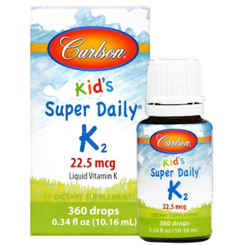 Carlson Labs , Kid's Super Daily K2 10.16 ml - VitaHeals.com