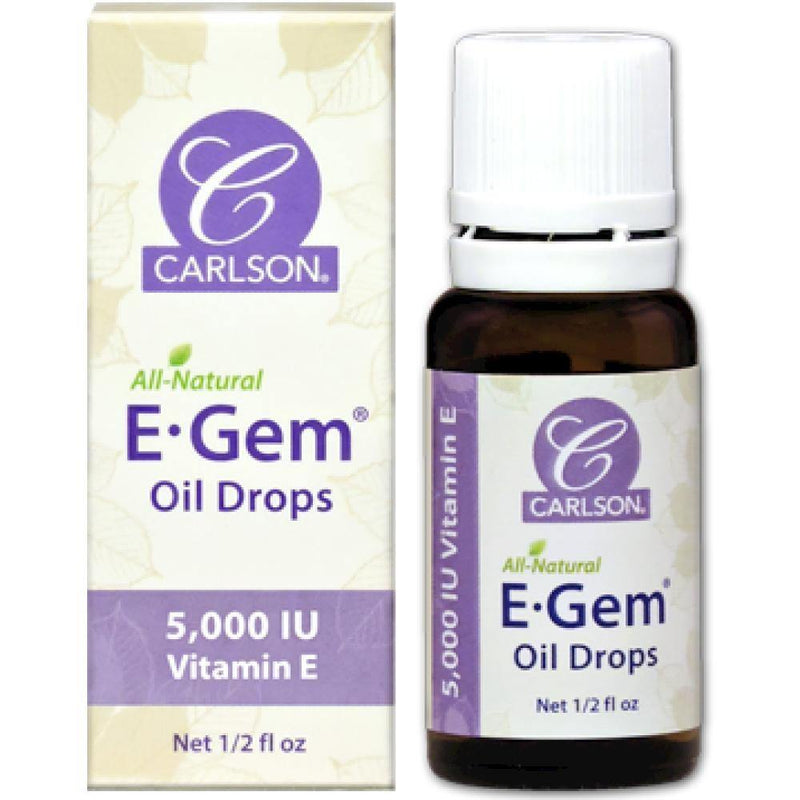 Carlson Labs , E-Gem Oil Drops 1/2 oz 2 Pack - VitaHeals.com
