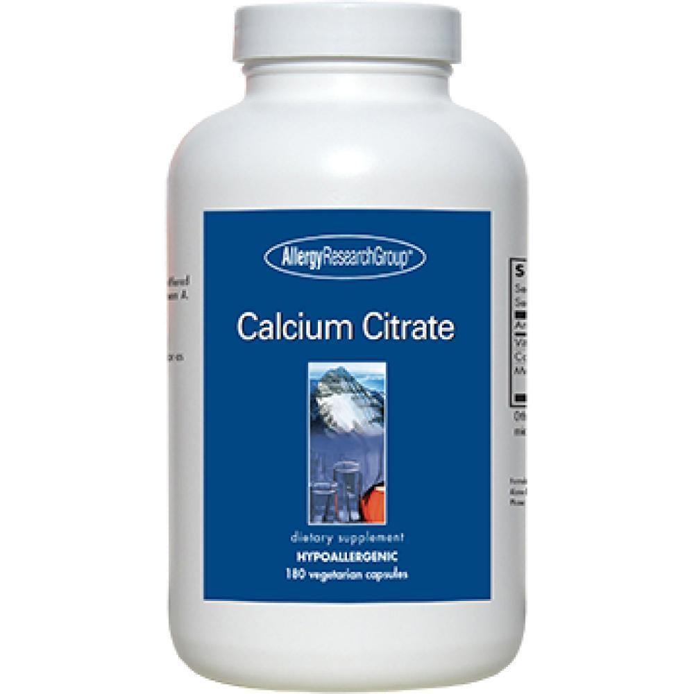 Allergy Research Group , Calcium Citrate 150 mg 180 Capsules 2 Pack - VitaHeals.com