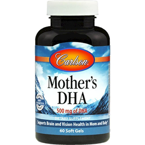 Carlson Labs , Mother's DHA 60 softgels 2 Pack - VitaHeals.com