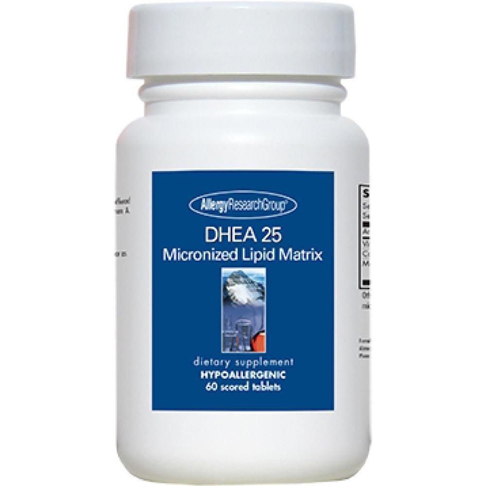 Allergy Research Group , DHEA 25 mg 60 Tablets 2 Pack - VitaHeals.com