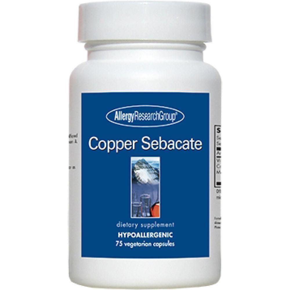 Allergy Research Group , Copper Sebacate 4 mg 75 Capsules 2 Pack - VitaHeals.com