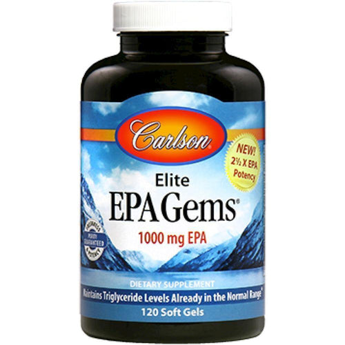 Carlson Labs , Elite EPA Gems 120 softgels - VitaHeals.com