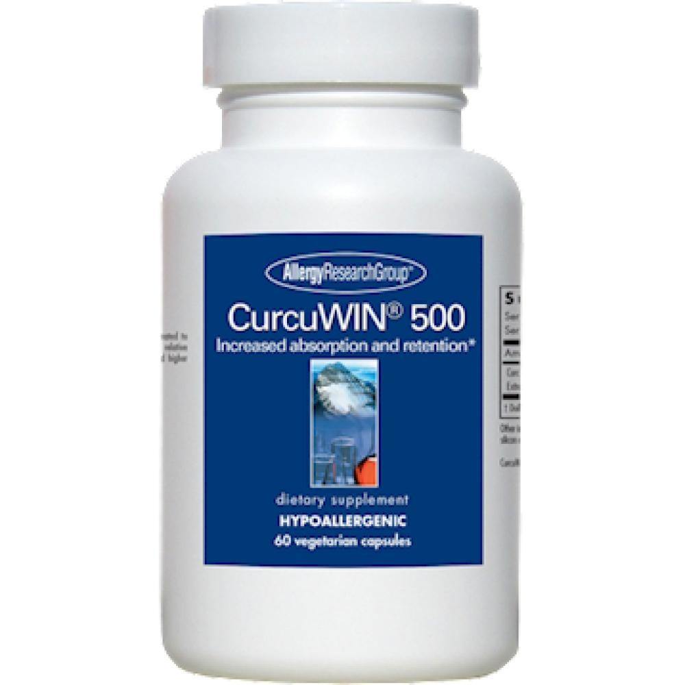 Allergy Research Group , CurcuWIN 500 60 Veg Capsules - VitaHeals.com