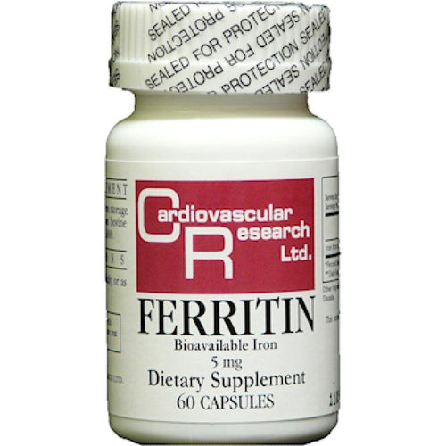 Ecological Formulas Ferritin 5 mg 60 Capsules - VitaHeals.com