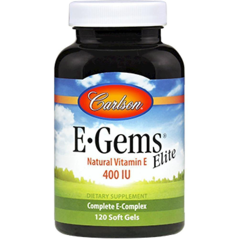 Carlson Labs , E•Gems Elite 400 IU 120 gels 2 Pack - VitaHeals.com