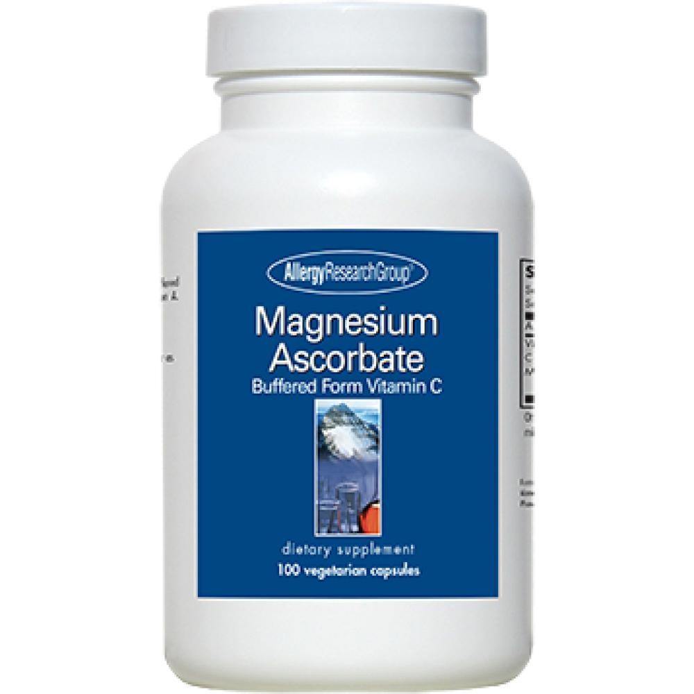 Allergy Research Group , Magnesium Ascorbate 100 Veg Capsules - VitaHeals.com