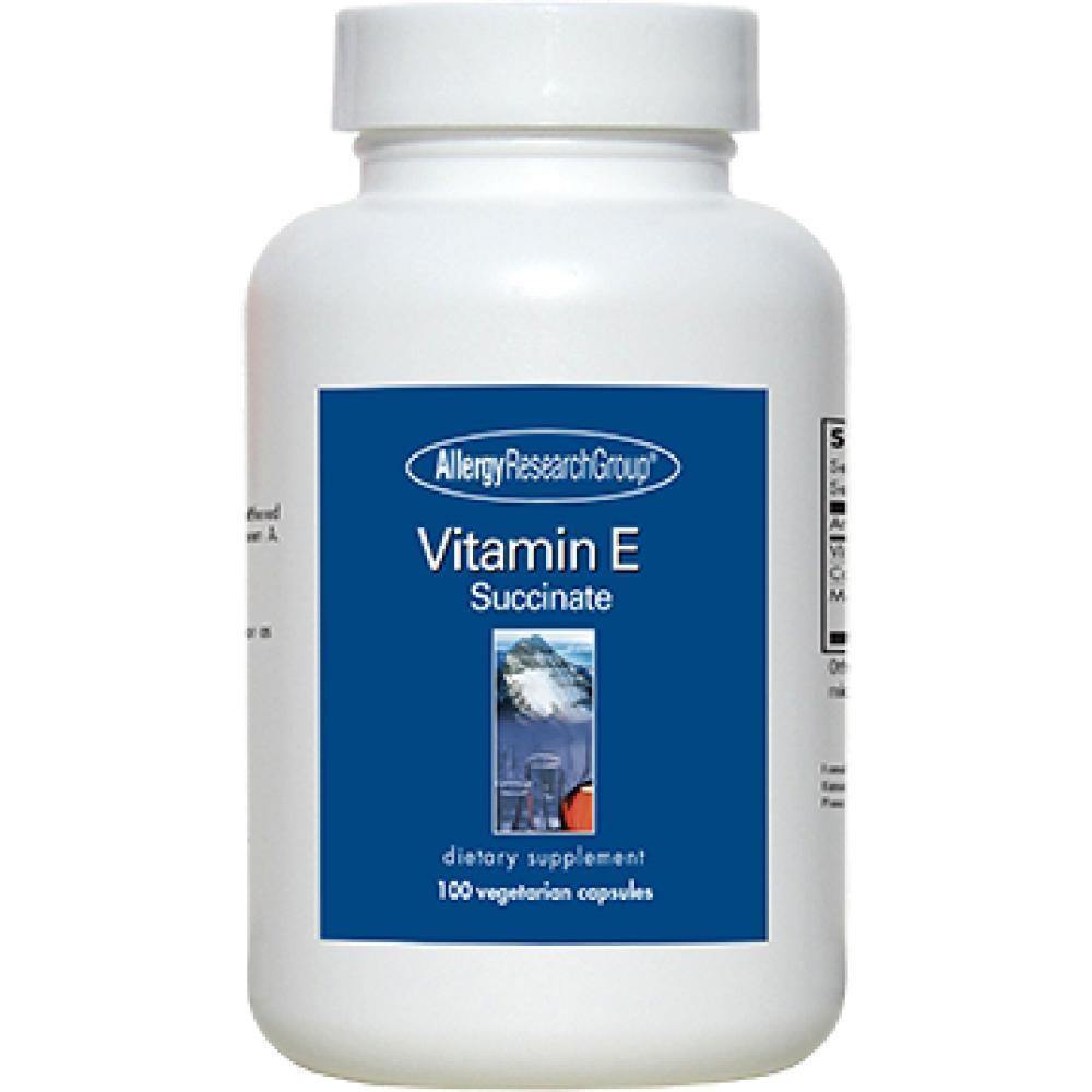 Allergy Research Group , Vitamin E Succinate 400 iu 100 Capsules 2 Pack - VitaHeals.com