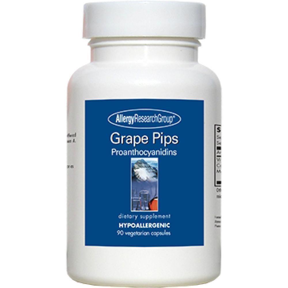 Allergy Research Group , Grape Pips Proanthocyanidins 90 Veg Capsules 2 Pack - VitaHeals.com
