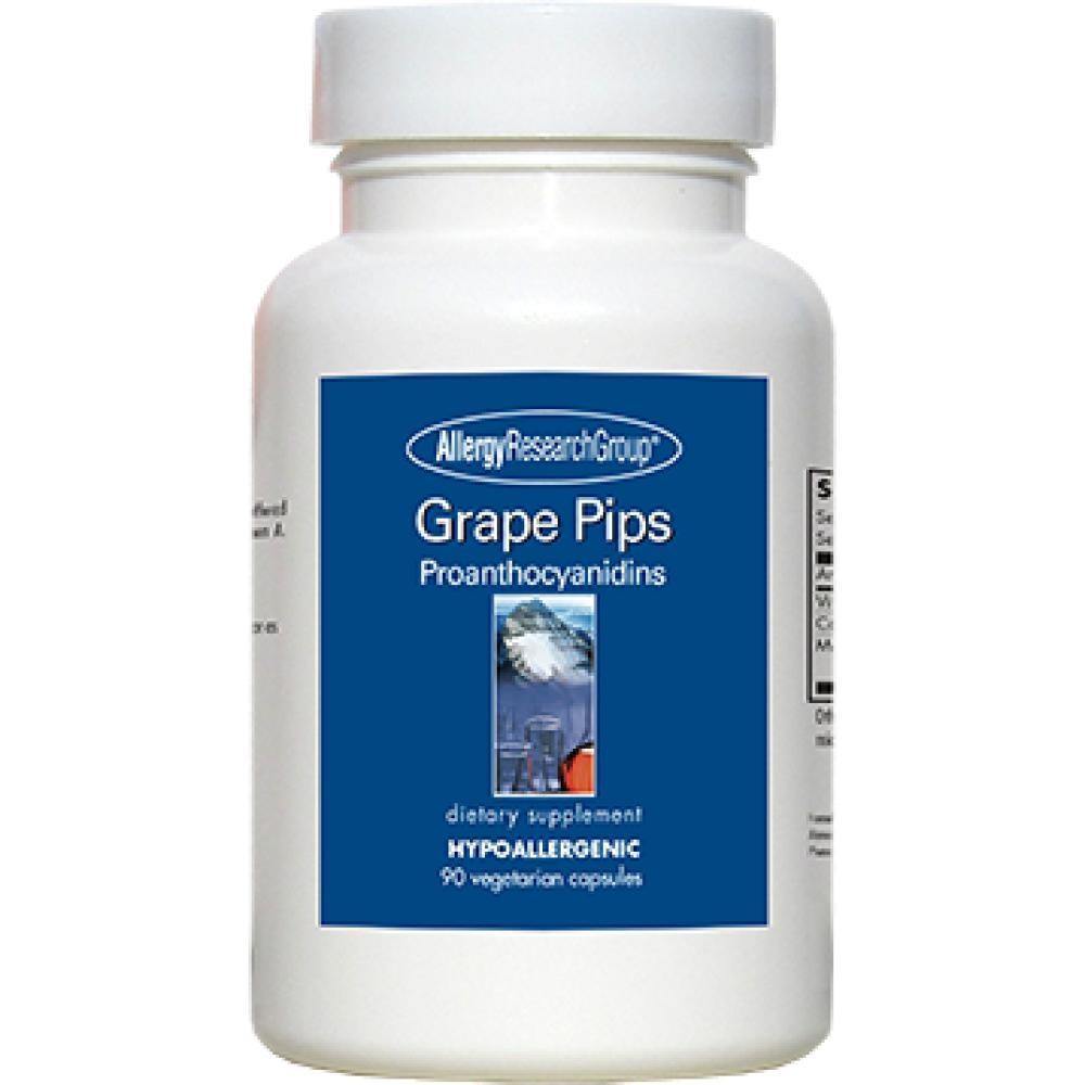 Allergy Research Group , Grape Pips Proanthocyanidins 90 Veg Capsules - VitaHeals.com