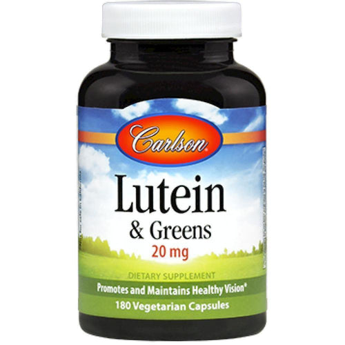 Carlson Labs , Lutein & Greens 180 Veg Capsules - VitaHeals.com