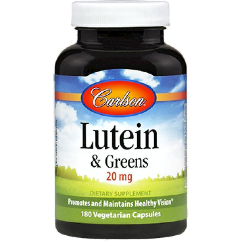 Carlson Labs , Lutein & Greens 180 Veg Capsules 2 Pack - VitaHeals.com