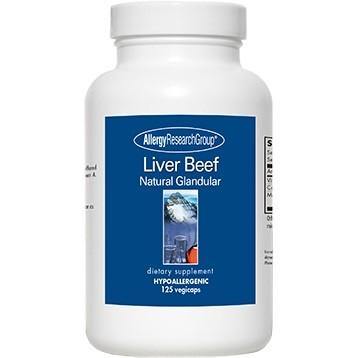Allergy Research Group , Liver Beef 1000 mg 125 Veg Capsules - VitaHeals.com