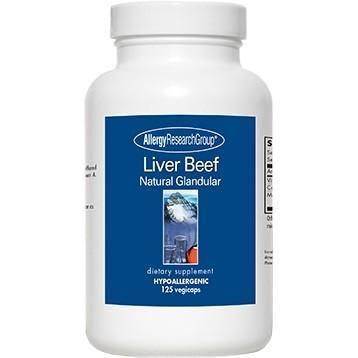Allergy Research Group , Liver Beef 1000 mg 125 Veg Capsules 2 Pack - VitaHeals.com