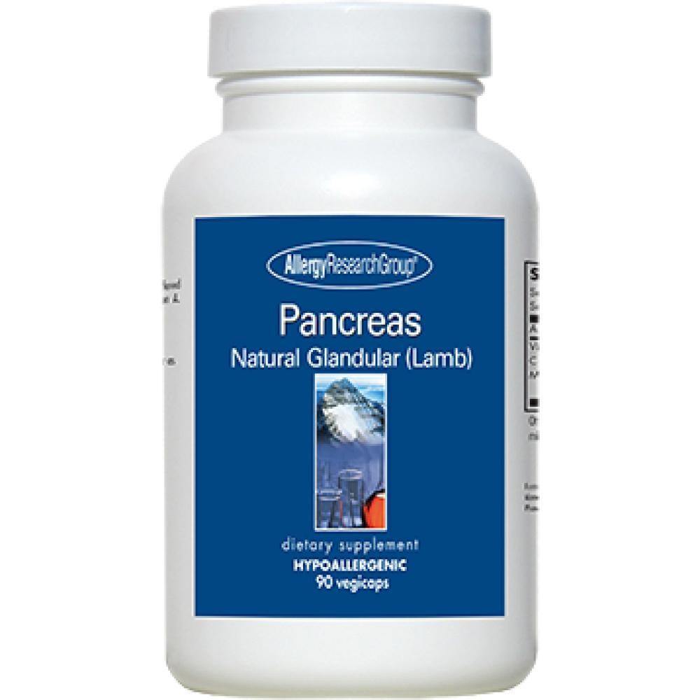Allergy Research Group , Pancreas Lamb  425 mg 90 Veg Capsules 2 Pack - VitaHeals.com