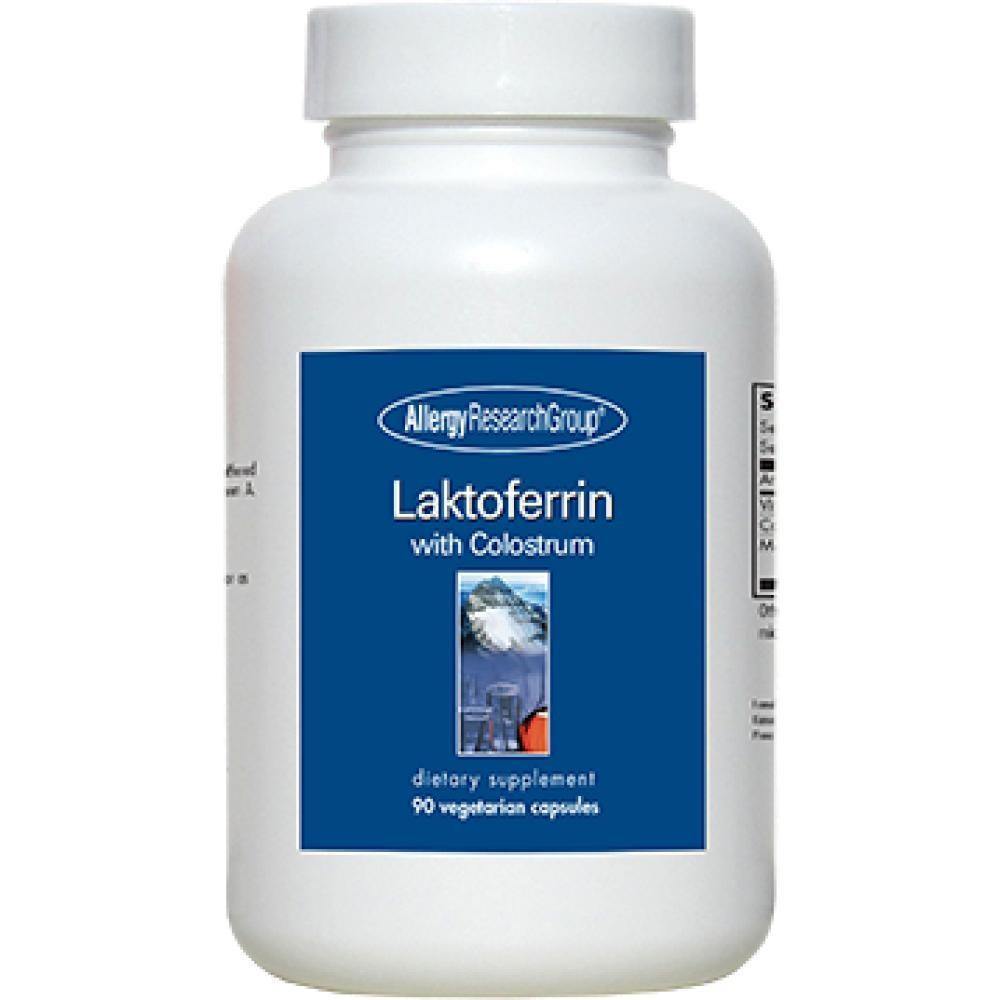 Allergy Research Group , Laktoferrin w/ Colostrum 90 Veg Capsules 2 Pack - VitaHeals.com