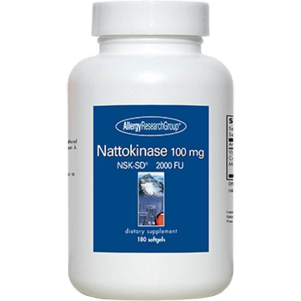 Allergy Research Group , Nattokinase 180 gels 2 Pack - VitaHeals.com