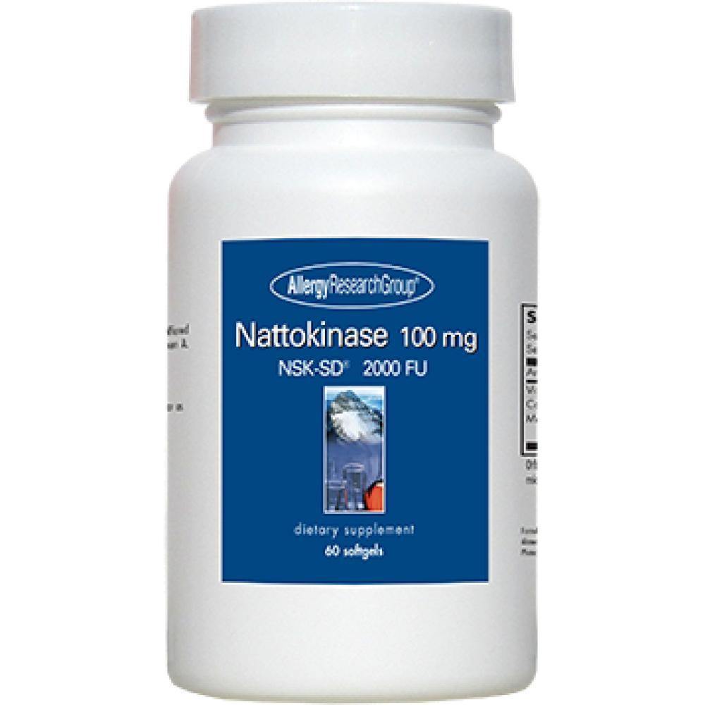Allergy Research Group , Nattokinase 100 mg 60 gels - VitaHeals.com