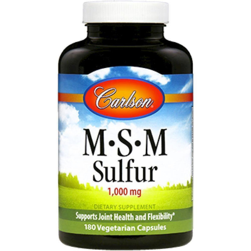 Carlson Labs , MSM Sulfur 180 Capsules - VitaHeals.com