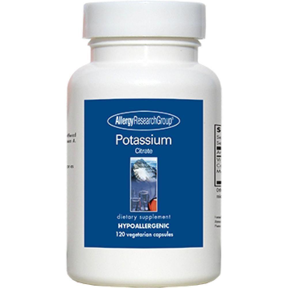 Allergy Research Group , Potassium Citrate 99 mg 120 Capsules - VitaHeals.com
