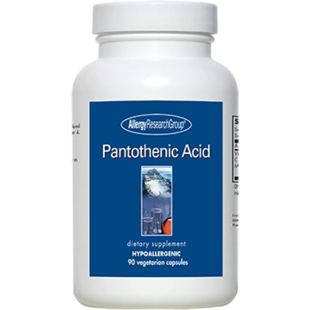 Allergy Research Group , Pantothenic Acid 500 mg 90 Capsules 2 Pack - VitaHeals.com