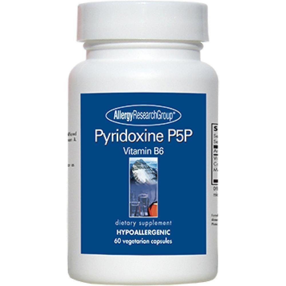 Allergy Research Group , Pyridoxine P5P  60 cap 275 mg 2 Pack - VitaHeals.com