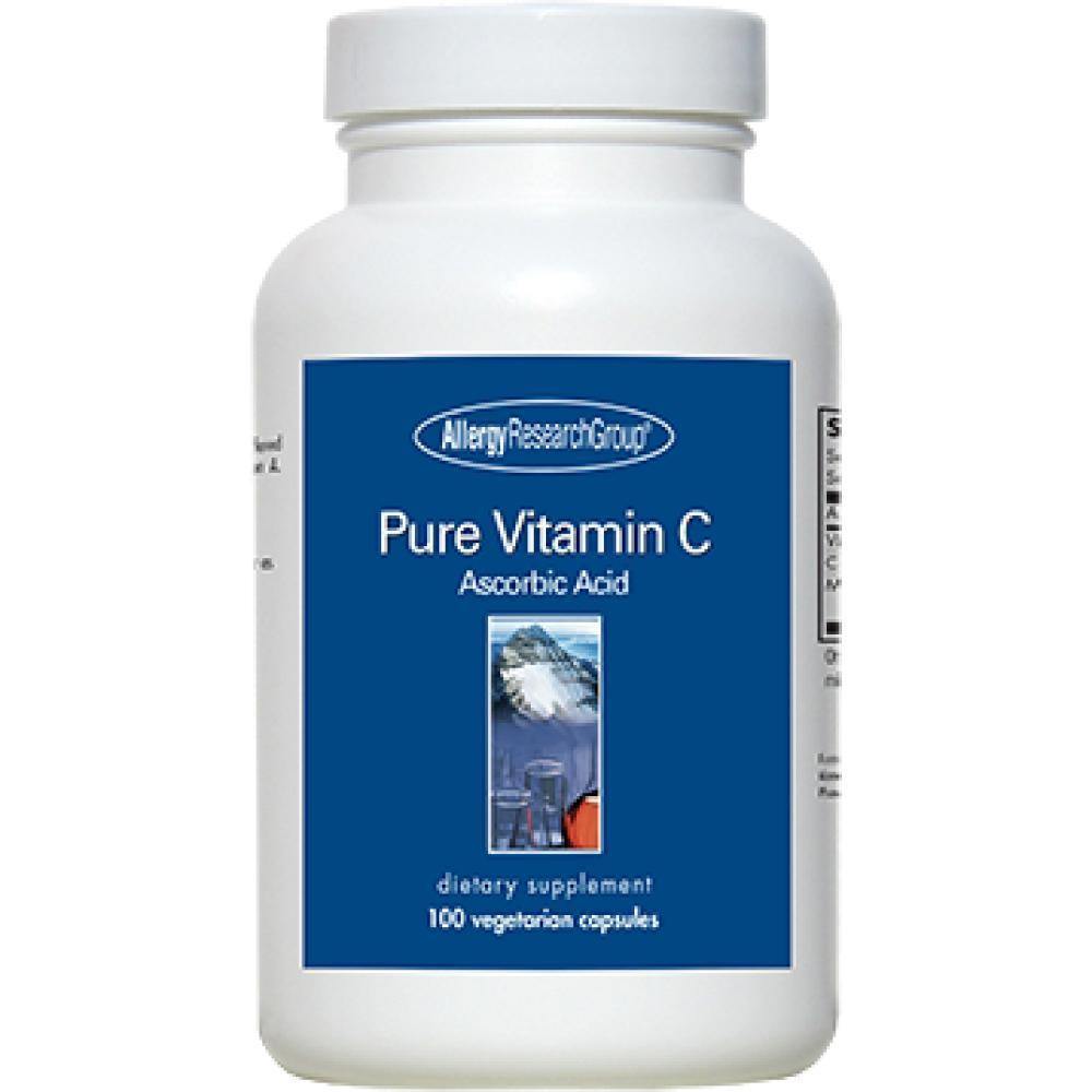 Allergy Research Group , Pure Vitamin C 1000 mg 100 Capsules - VitaHeals.com