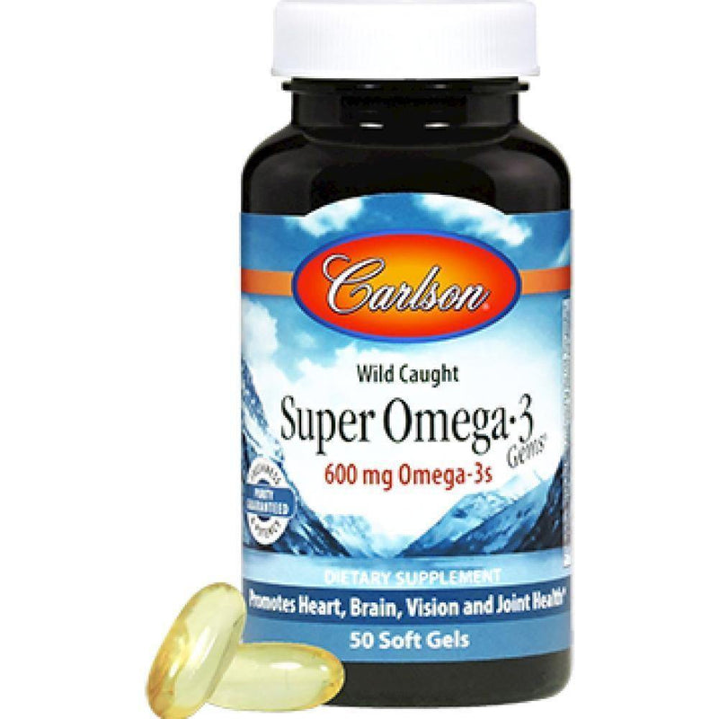 Carlson Labs , Super Omega-3 Gems 1000 mg 50 softgels - VitaHeals.com