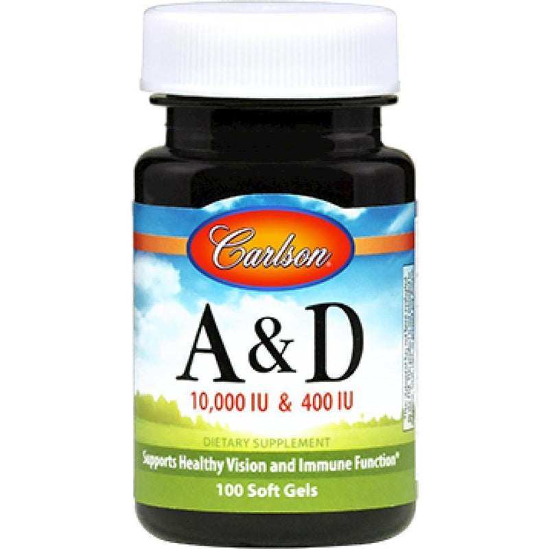 Carlson Labs , Vitamin A & D 100 gels - VitaHeals.com