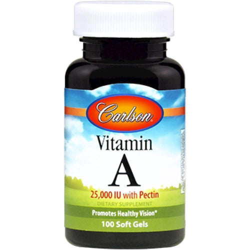 Carlson Labs , Vitamin A with Pectin 100 Capsules 2 Pack - VitaHeals.com