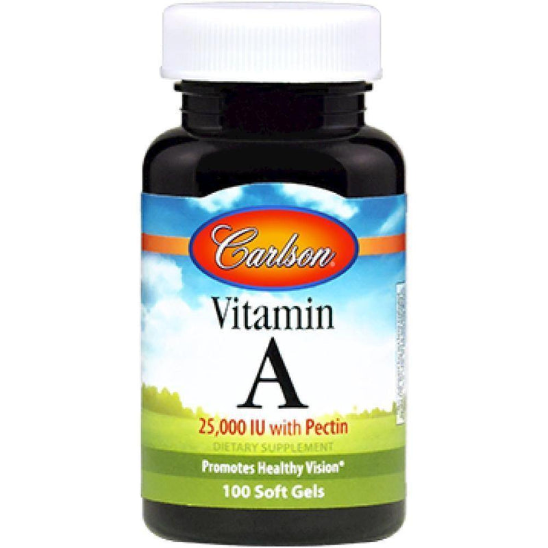 Carlson Labs , Vitamin A with Pectin 100 Capsules - VitaHeals.com