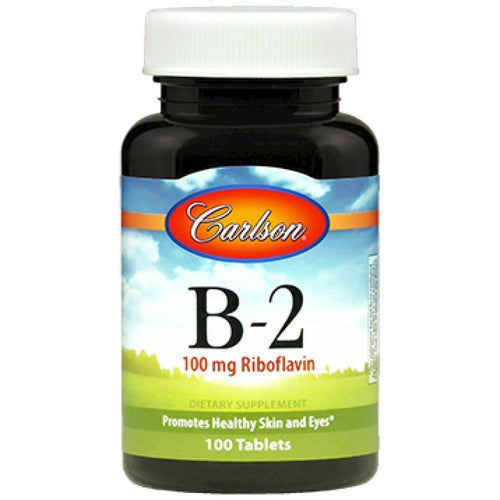 Carlson Labs , Vitamin B-2 100 Tablets 2 Pack - VitaHeals.com