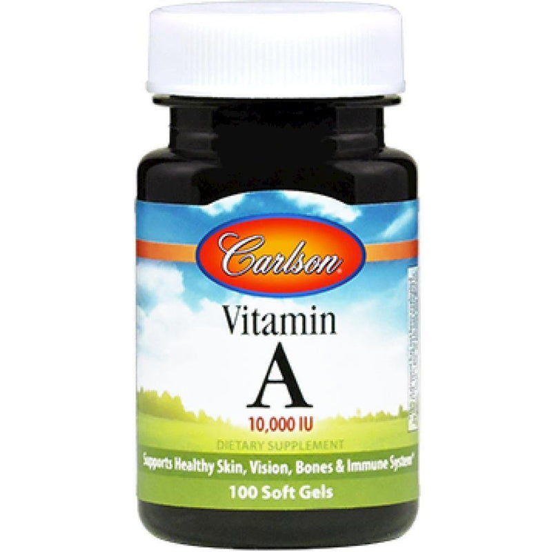 Carlson Labs , Vitamin A 10000 IU 100 gels - VitaHeals.com