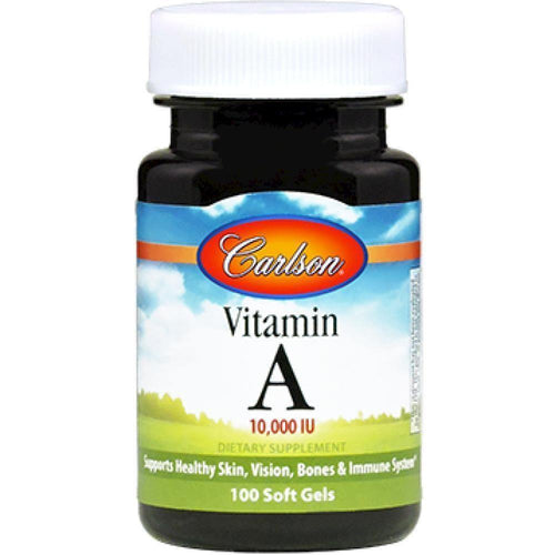Carlson Labs , Vitamin A 10000 IU 100 gels 2 Pack - VitaHeals.com