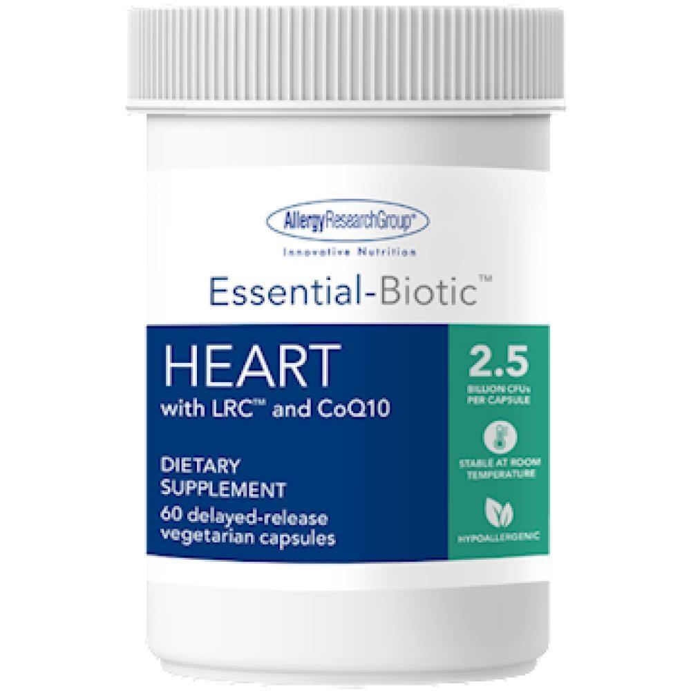 Allergy Research Group , Essential-Biotic Heart 60 Veg Capsules - VitaHeals.com