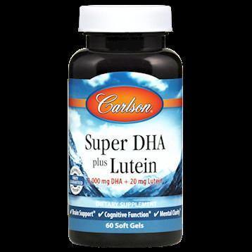 Carlson Labs , Super DHA & Lutein 60 softgels 2 Pack - VitaHeals.com