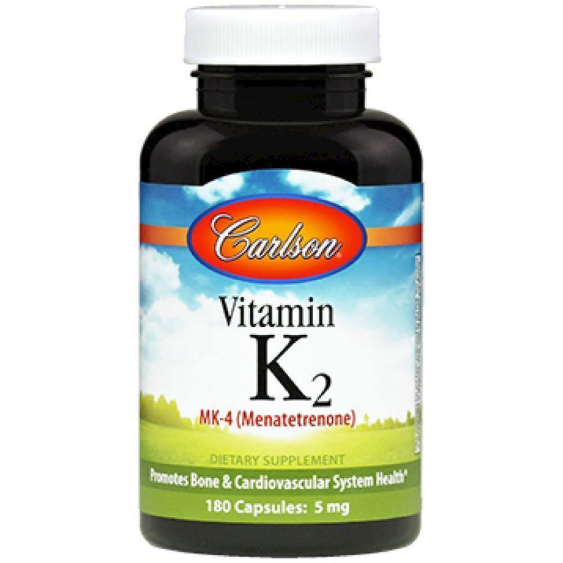 Carlson Labs , Vitamin K2 5 mg 180 Capsules 2 Pack - VitaHeals.com