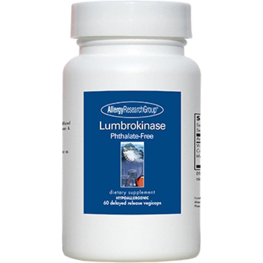 Allergy Research Group , Lumbrokinase 60 Capsules 2 Pack - VitaHeals.com