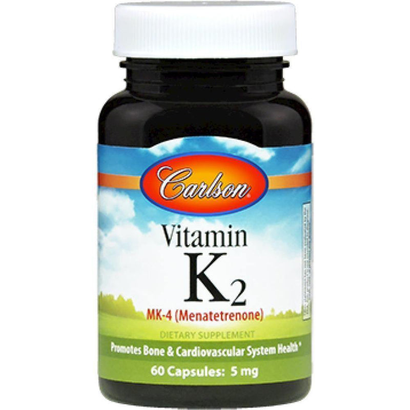 Carlson Labs , Vitamin K2 5 mg 60 Capsules - VitaHeals.com