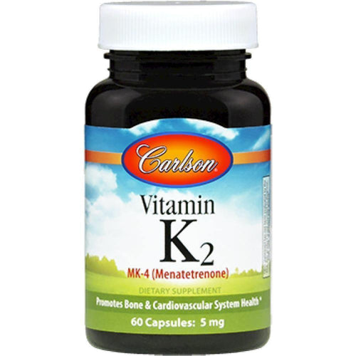 Carlson Labs , Vitamin K2 5 mg 60 Capsules 2 Pack - VitaHeals.com
