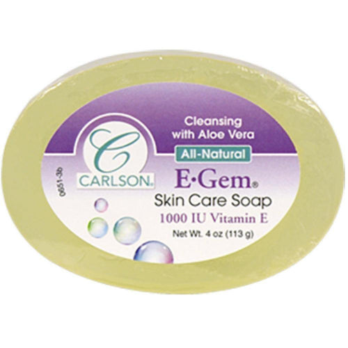Carlson Labs , E-Gem Skin Care Soap 1 bar 2 Pack - VitaHeals.com