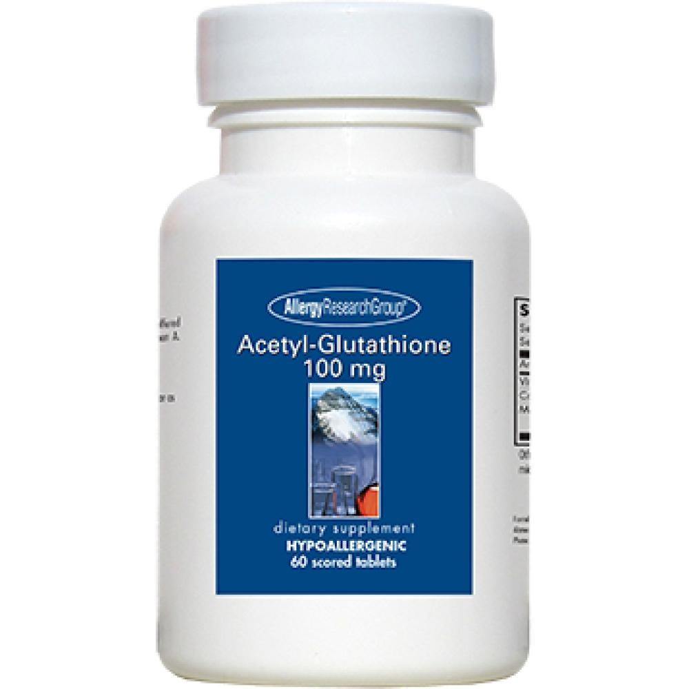 Allergy Research Group , Acetyl-Glutathione 100 mg 60 Tablets - VitaHeals.com