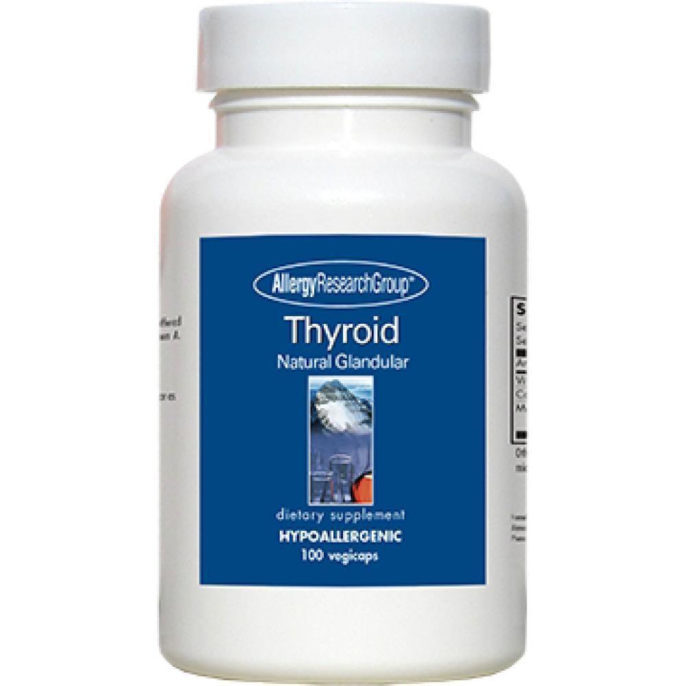 Allergy Research Group , Thyroid 100 Veg Capsules 2 Pack - VitaHeals.com